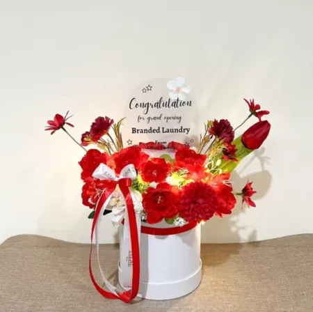 Bloom Box Akrilik Ucapan Grand Opening Lengkong